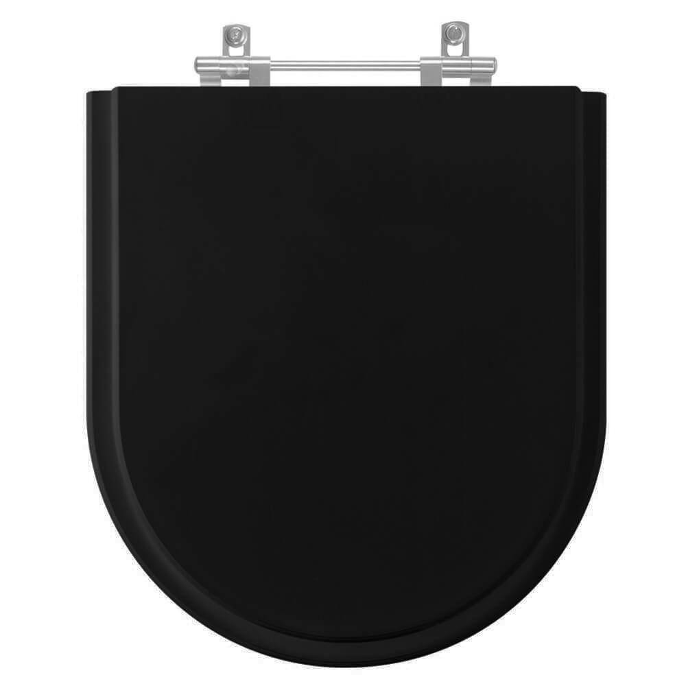 Assento Sanitário Smart Preto para vaso Celite