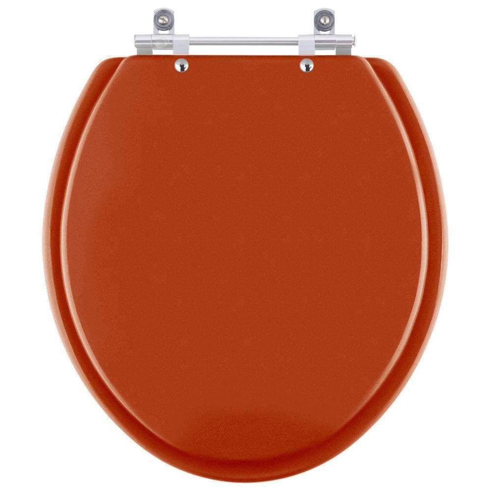 Assento Sanitário Poliester Izy Caramelo para vaso Deca