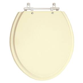 Assento Sanitario Poliester Convencional Oval Bege Claro vaso Deca