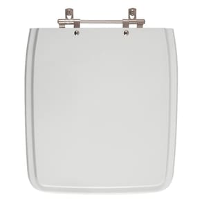 Assento Sanitario Poliester Vila Rica (Etna antigo) Cinza Claro para vaso Icasa