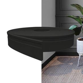 Rodapé Eva Autocolante 7Cm Rp16 Preto 5 Metros Meurodapé