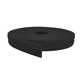 Rodateto Eva Autocolante 5Cm Rt34 Preto 5 Metros Meurodapé