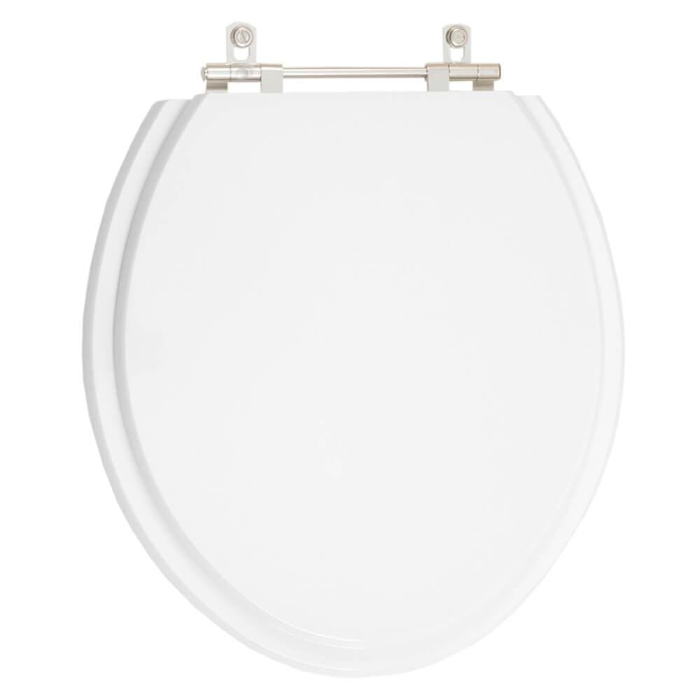 Tampa de Vaso Poliester Fiori Branco para Bacia Fiori