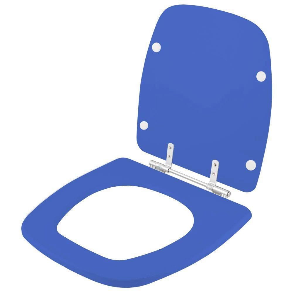 Assento Sanitário Versato Azul Mineral para vaso Celite