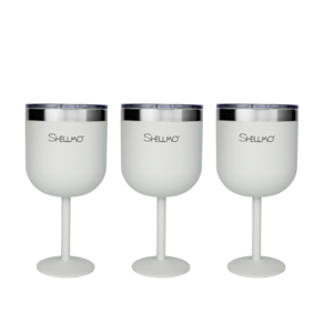Kit 3 Taças Térmicas Shellmo a Vácuo para Gin - 530ML
