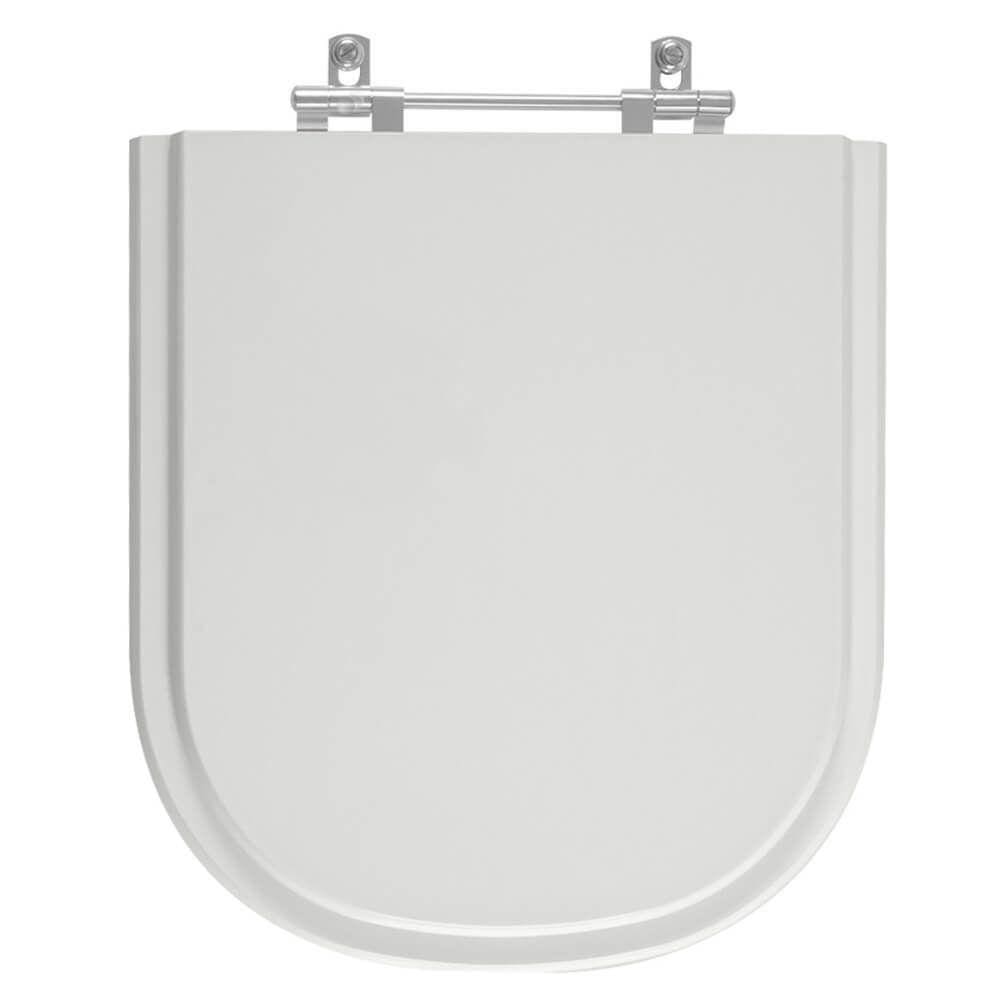 Tampa de Vaso Sanitário Flox Cinza Claro para bacia Fiori