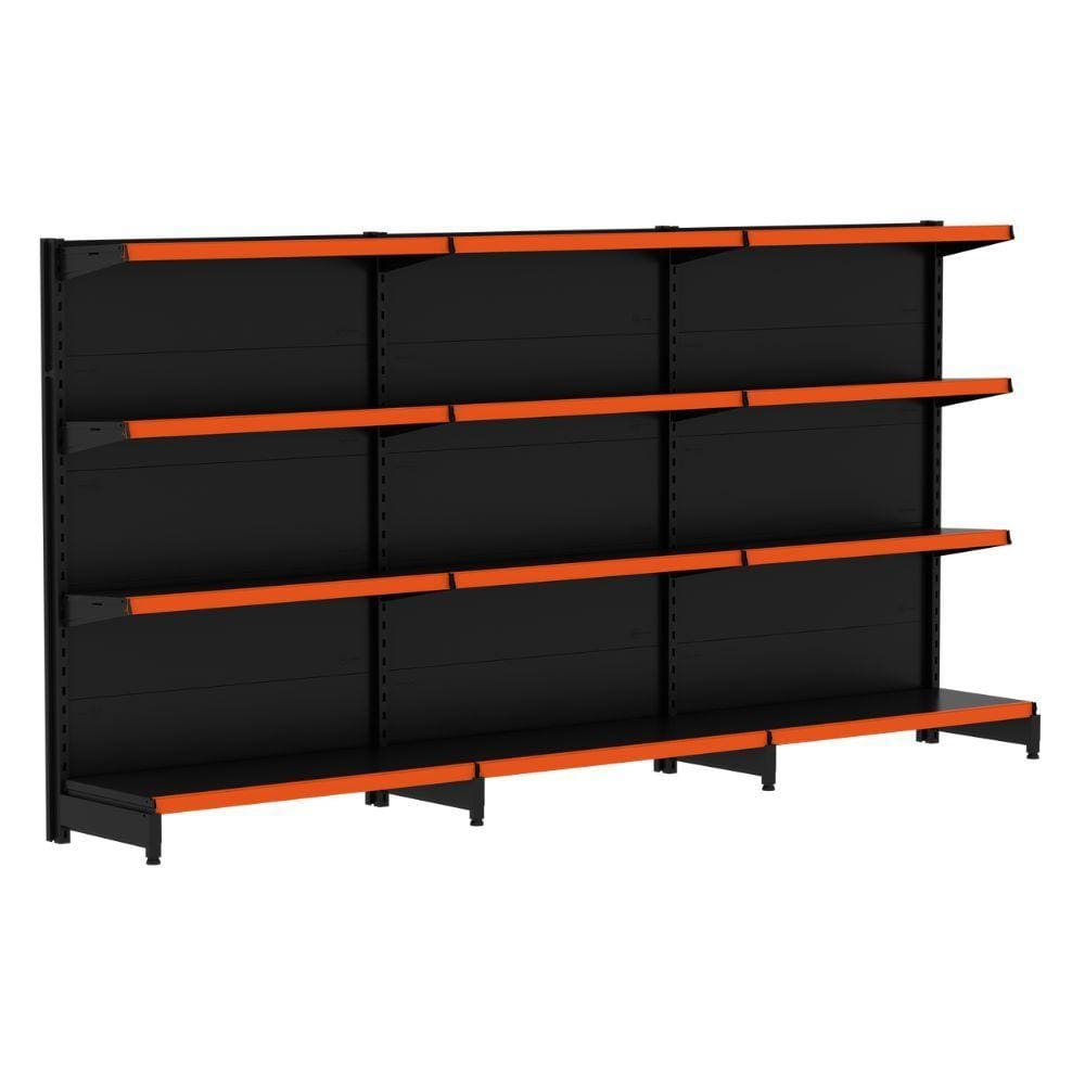 Kit 3 Módulos de Gôndolas Parede 1,40 Altura FIT40Premium Amapá