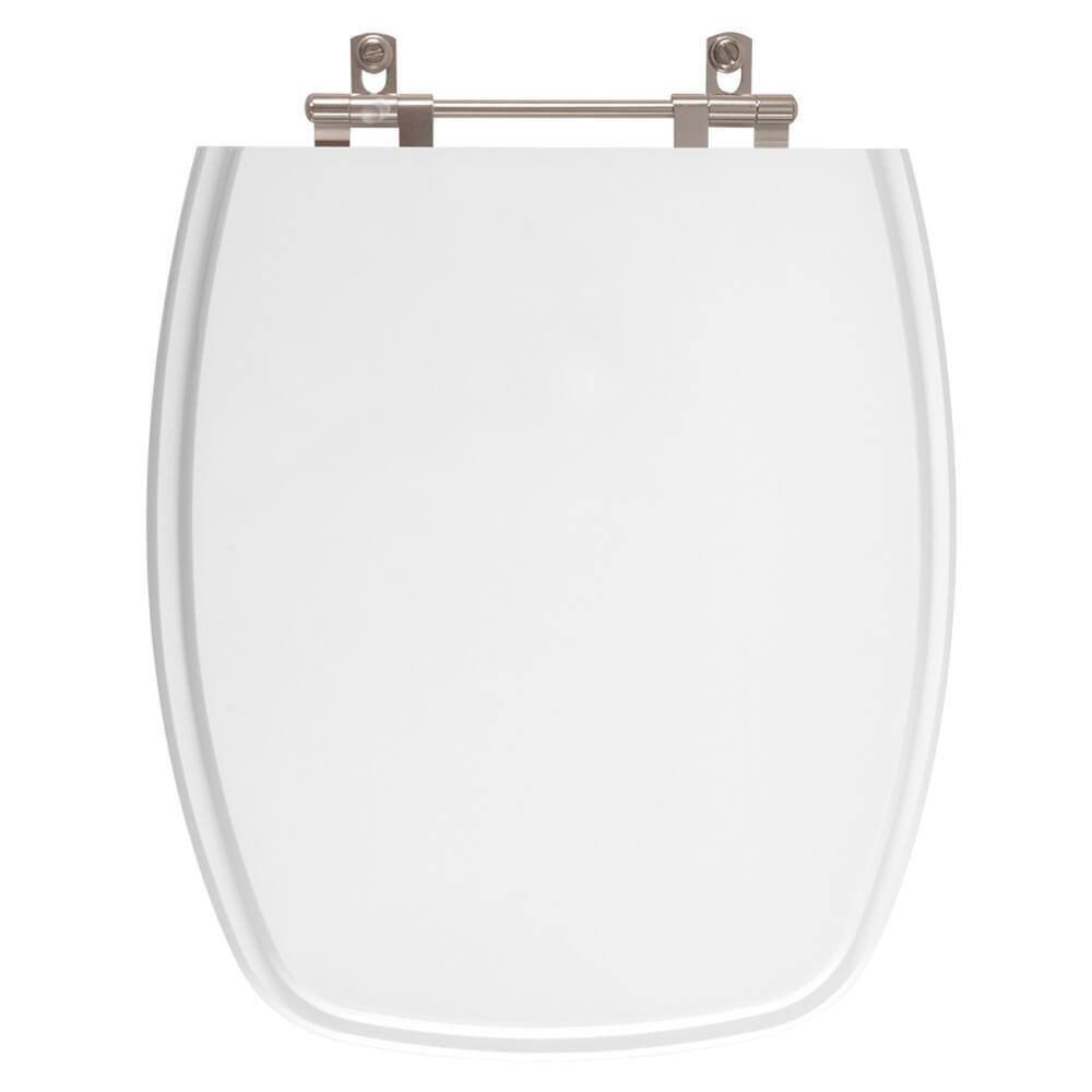Tampa de Vaso Poliester Primula Branco para bacia Fiori
