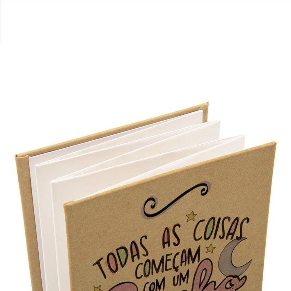 Album Sanfonado Branco 10X10 12 Folhas- Ical 610