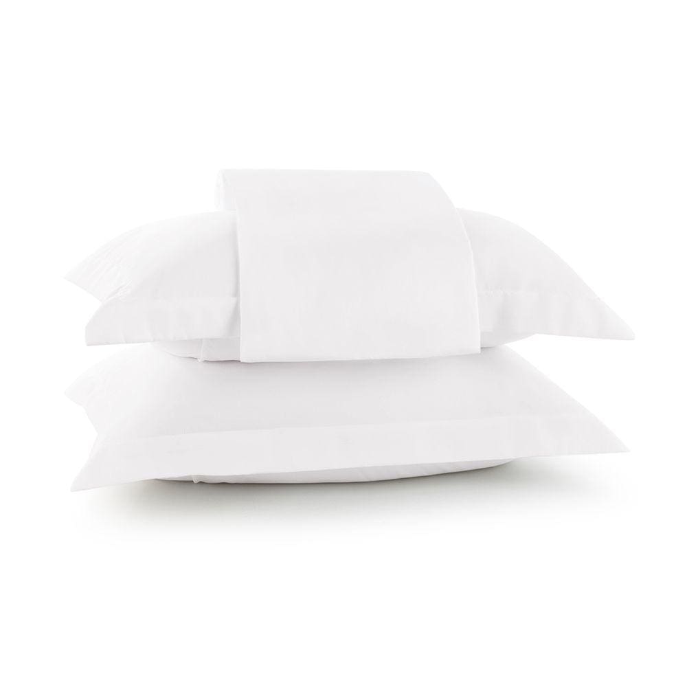 Jogo de Lençol Lynel Cama Queen 3 Peças Sofistic Branco