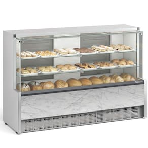 Vitrine Neutra Aurora Vidro Reto MPNA175RBR Gelopar