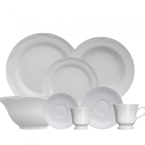 Aparelho de Jantar Chá 64pç para 08 pessoas Cottage Porcelana Germer