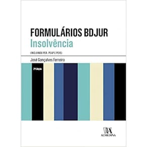 Formulários BDJUR - Insolvência -  incluindo PER, PEAP E PEVE
