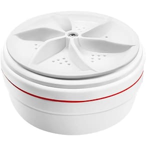 Máquina de lavar Mini máquina portátil para meias sob calcinha, máquina de lavar turbo ultrassônica para dormitório