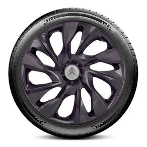 Calota LC363 Citroen Aro 15 Preta Fosca DS4 Escolha o carro