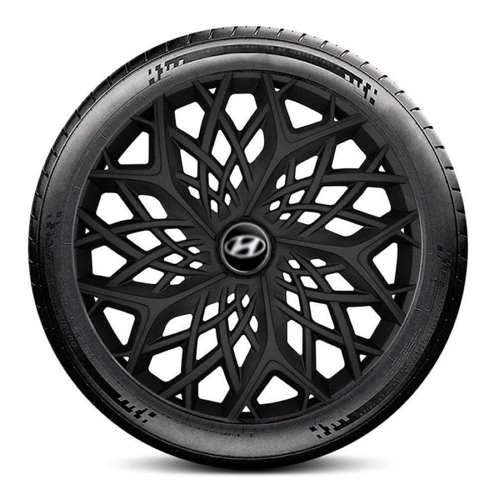 Calota LC153 Hyundai Aro 13 Preta Fosca Moove Escolha carro