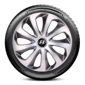 Calota 4701 Hyundai Aro 14 Prata Grafite Velox Escolha carro