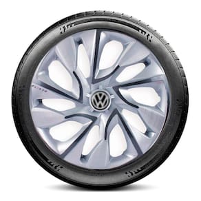 Calota 5102 Volkswagen Aro 15 Prata Grafit DS4 Escolha carro