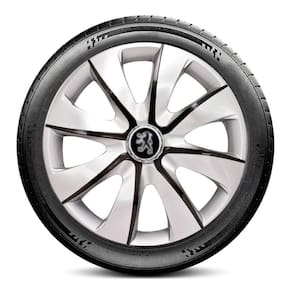 Calota 4403 Peugeot Aro 14 Prata Grafite Prime Escolha carro