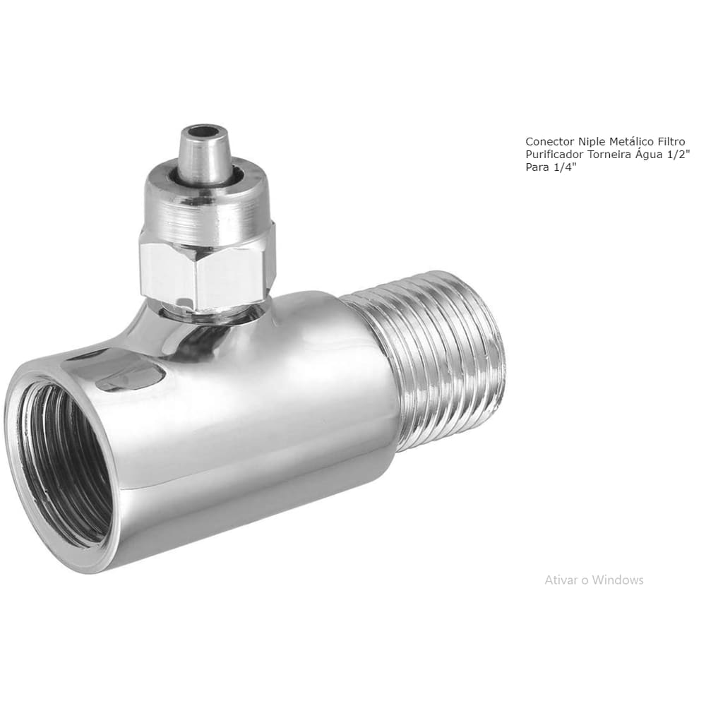 Adaptador Conector Bucha T Para Filtro Bebedouro Purificador De Agua Ibbl Consul Electrolux 1/4
