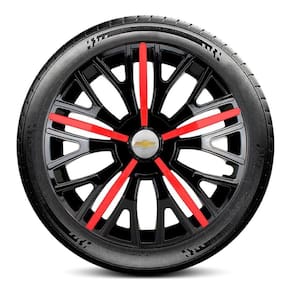 Calota 4510 GM Aro 14 Preta Vermelha Triton Escolha o carro