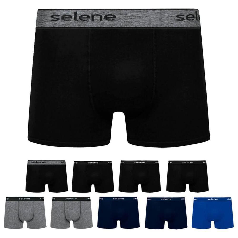 Kit 10Cuecas Masculina Boxer Algodão