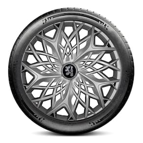 Calota LC155 Peugeot Aro 14 Prata Moove Escolha o carro