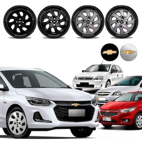 Jogo calota Chevrolet Onix Prisma Celta Corsa Aro 14
