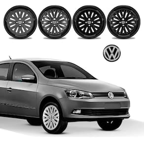 Jogo calota Vw Saveiro Voyage Gol G2 G3 G4 G5 Aro 14