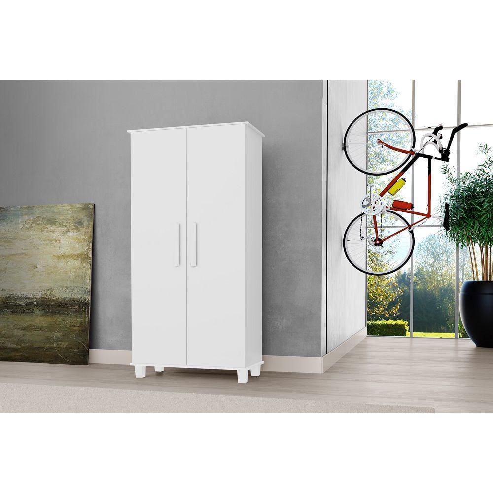 sapateira multiuso 2 portas luxo branco