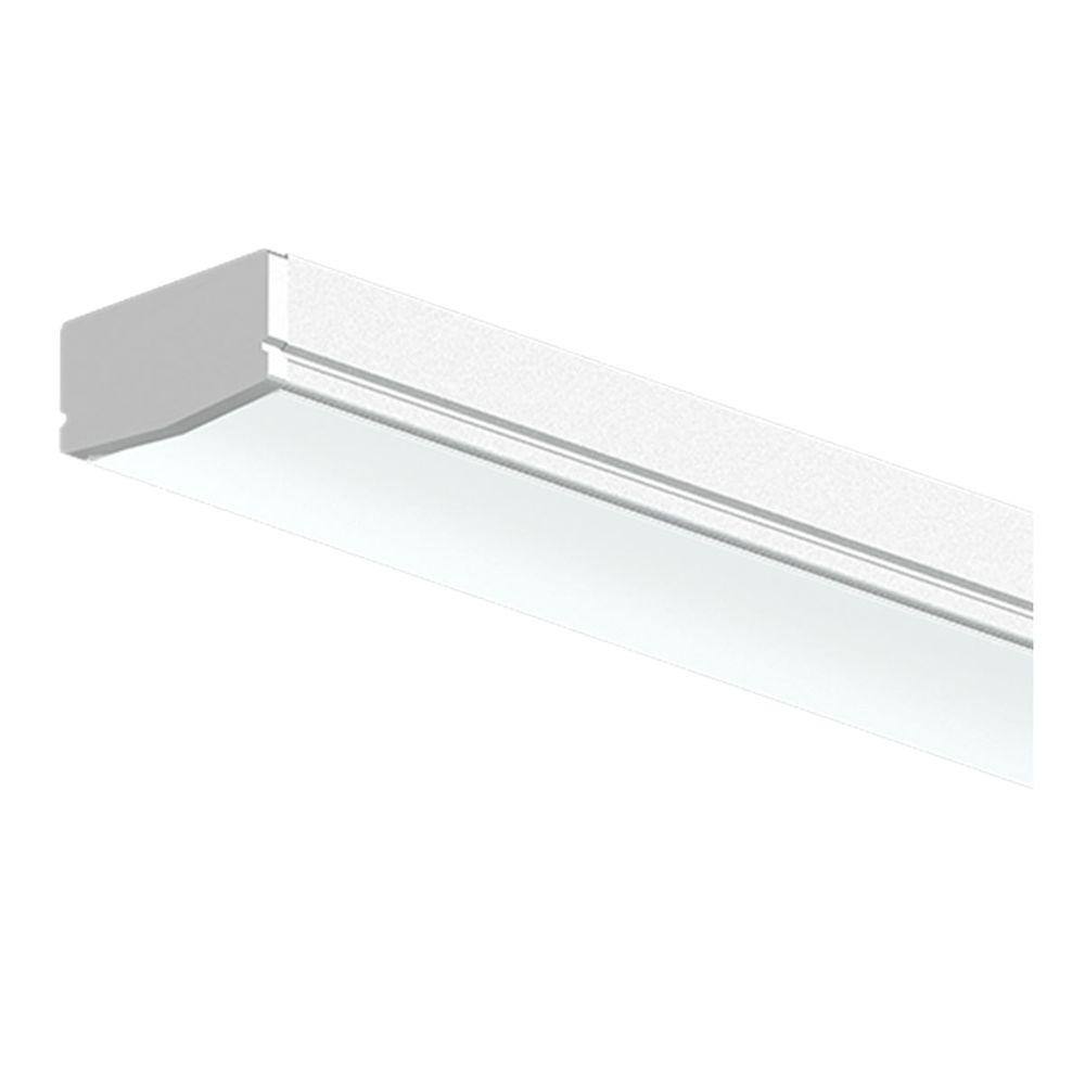 Perfil LED Sob Branco 1m 9,6W/m Branco Quente 12V Mister LED