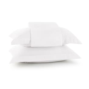 Jogo de Lençol Lynel Cama Casal Full 3 Peças Sofistic Branco