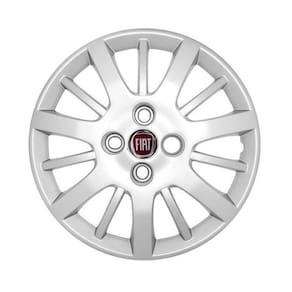 Calota Prata Roda Aro 14 Fiat Palio 2009 2010 Siena 074 4pçs