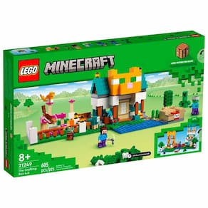 Lego Minecraft 242 peças - A Casa do Axolotl - 21247 Lego - Real Brinquedos