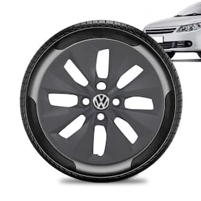 Calota Volkswagen Voyage G5 e G6 aro 14 2013 15 Grafit Fosca