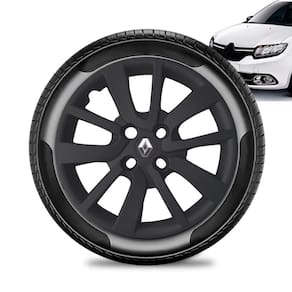 Calota Renault Logan aro 14 2014 15 16 20 Preta Fosca Preto