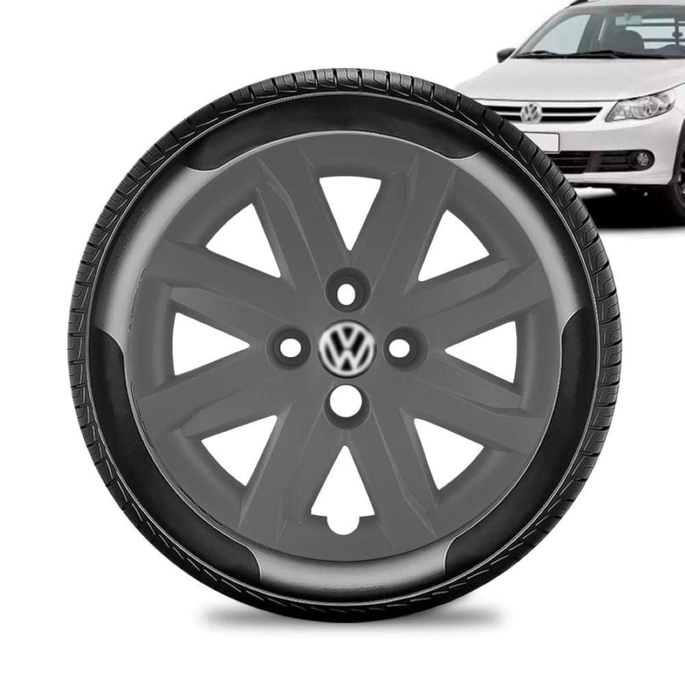 Calota Volkswagen Saveiro G5 aro 14 2013 15 Grafit Fosca Emb