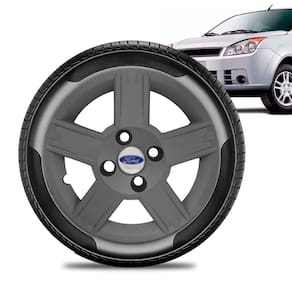 Calota Ford Fiesta aro 14 2008 2009 2010 Grafite Fosca prata