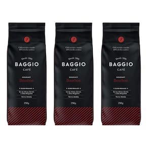 Café em Grão, Baggio, Bourbon, 3 Pacotes de 500g