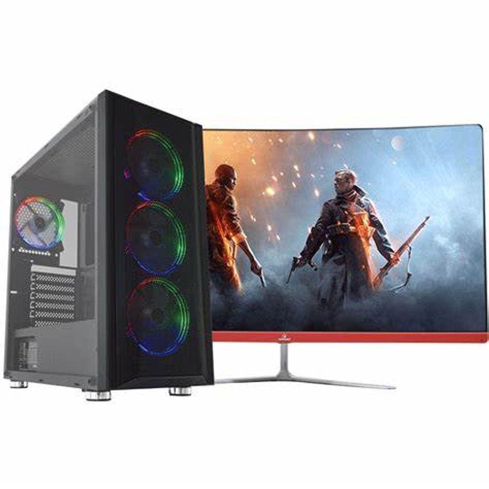 Pc Gamer Completo i5 8gb HD 500 Placa De Video Monitor