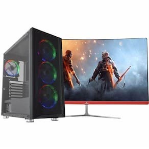 PC GAMER COMPLETO i5 8GB PLACA DE VIDEO 4GB COM MONITOR + BRINDES