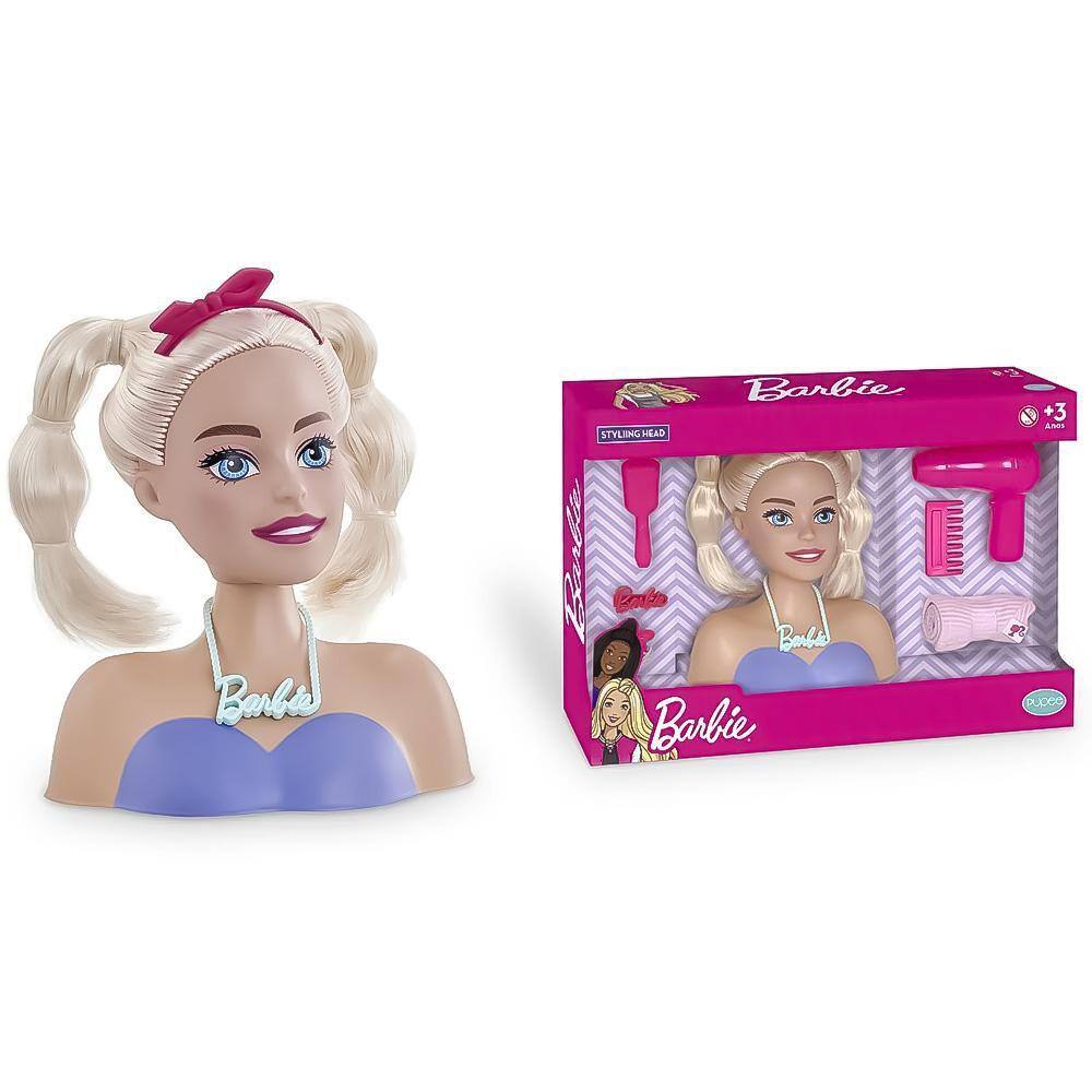 Busto Boneca Barbie Pupee Maquiagem Styling Head Faces