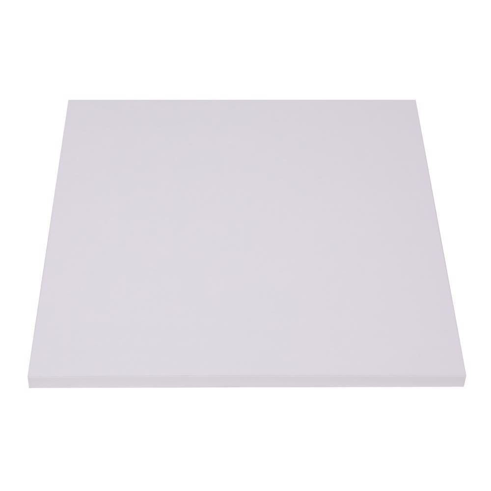 Tampo Quadrado 80 cm Branco