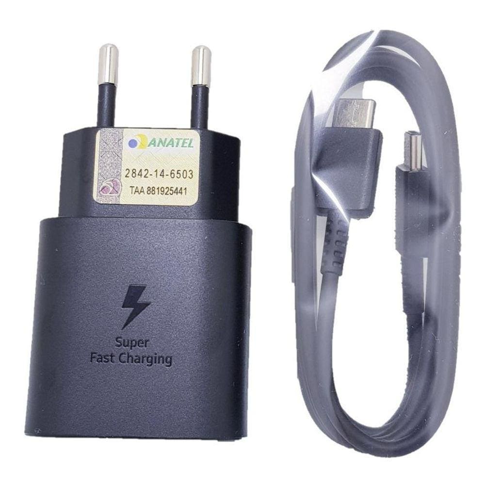 Carregador Samsung Super Turbo 25W S20 Note20 Ultra