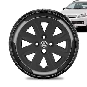 Calota Volkswagen Saveiro G5 aro 14 2013 2014 a 15 Pret Fosc