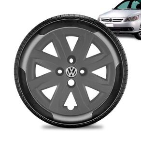 Calota Volkswagen Voyage G5 aro 14 2013 15 Grafite Fosca Emb