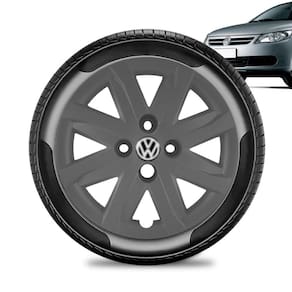 Calota Volkswagen Gol G5 aro 14 2013 14 15 Grafite Fosca Emb