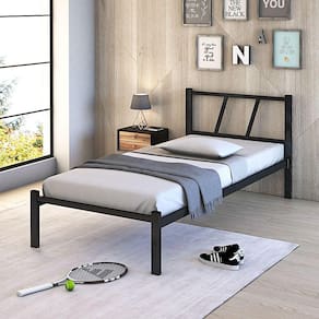 Cama Helena Solteiro De Ferro Resistente Duarte Moveis
