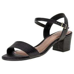 Sandália Feminina Salto Grosso Beira Rio - 82461176
