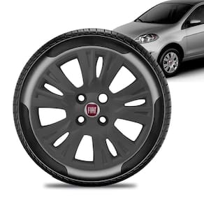 Calota Fiat Palio Essence aro 13 2014 a 16 Grafite Fosca ver